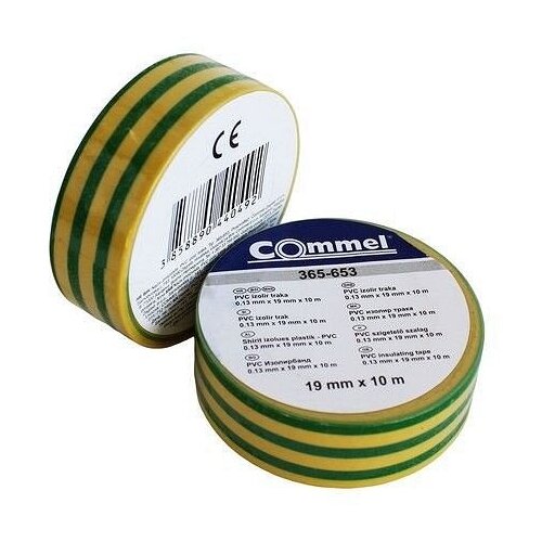 Commel izolir traka 10mX15mm žuto-zelena 365-603 Slike