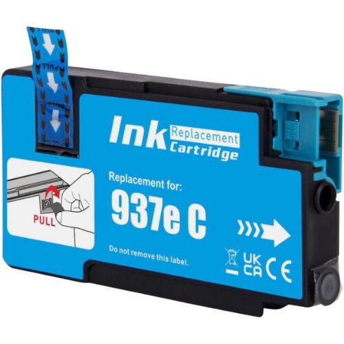  Kartu&scaron;a za HP 937e modra/cyan (4S6W6NE) - kompatibilna (ne dela na modelih tiskalnikov, ki se končajo na 'e') Cene