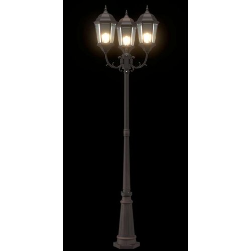 vidaXL Staljak za svjetlo u vrtu Brončana Metal 61 x 53 x 235 cm Cijene