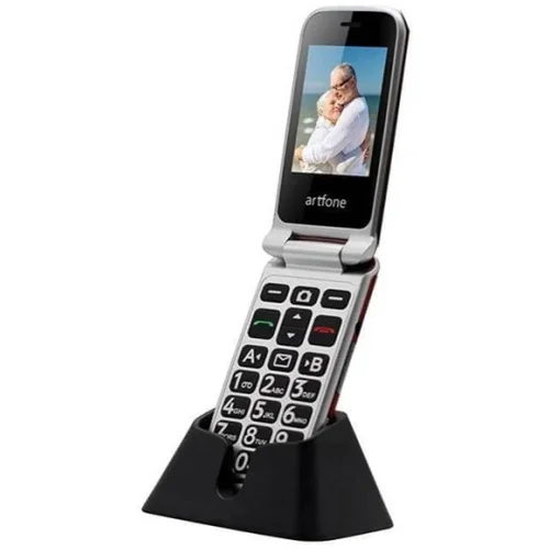 Telefon na tipke Artfone C10 preklop Black