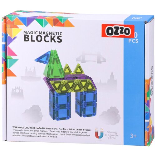 Ozzo Magic tiles, magnetne ploče, životinja, 40K Slike