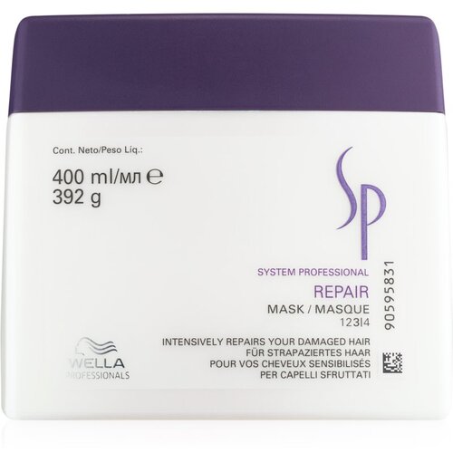 Wella Professionals SP Repair maska za o&amp;scaron;tećenu, kemijski tretiranu kosu 400 ml Slike