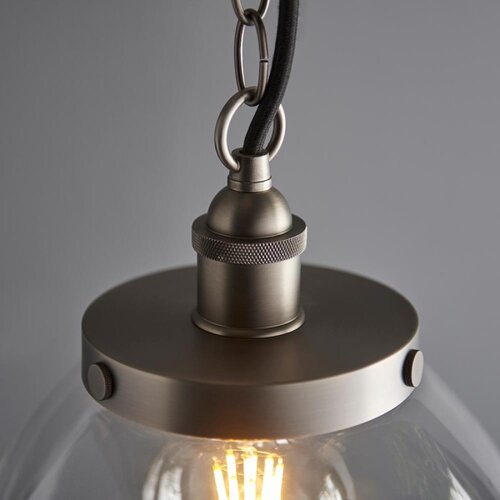  Endon 106896 - Luster na lancu HANSEN 1xE27/10W/230V matni hrom Slike