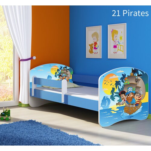  Otro&scaron;ka postelja ACMA z motivom, stranska modra 180x80 cm 21 Pirates Cene