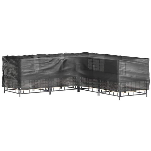  Navlake za kutnu vrtnu garnituru 2 kom s 12 u&amp;scaron;ica 185x185x90 cm Slike