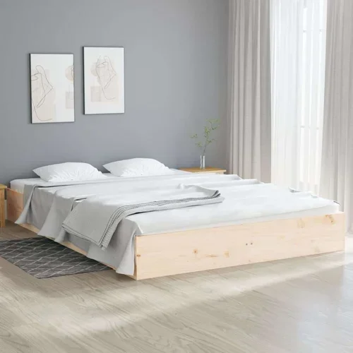  Okvir za krevet od masivnog drva 120 x 200 cm