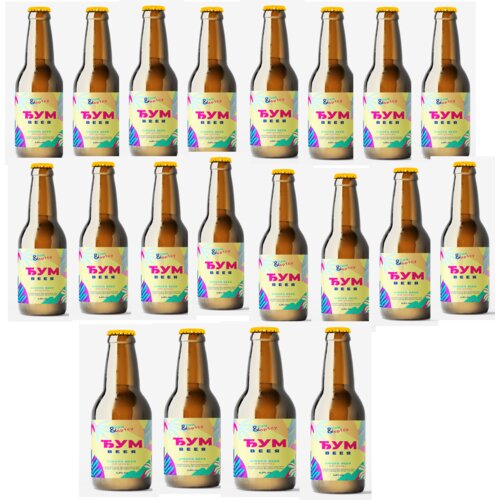 ĐumBeer Niskoalkoholno fermentisano piće na bazi đumbira i limuna, 20x0.33 Slike