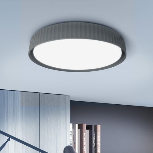  Brilagi -LED prigu&amp;scaron;iva stropna LED svetiljka LUCIA LED/60W/230V prečnik 59 cm siva + daljinski upravljač Slike