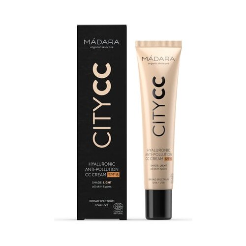 MÁDARA city cc anti-pollution cc cream spf 15 - light Cene