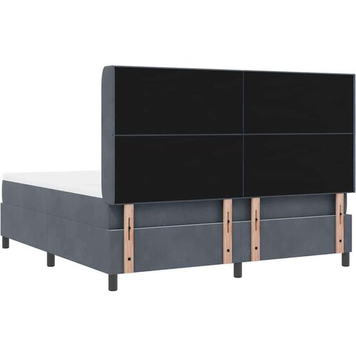 Box spring krevet Tamno siva 180 x 200 cm Bar&amp;scaron;un Slike