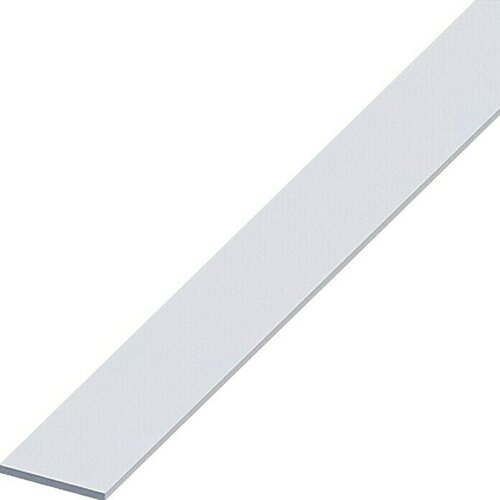 KANTOFLEX Plosnati profil (1.000 x 25 mm, Debljina: 2 mm, Aluminij, Srebrne boje, Eloksirano) Slike
