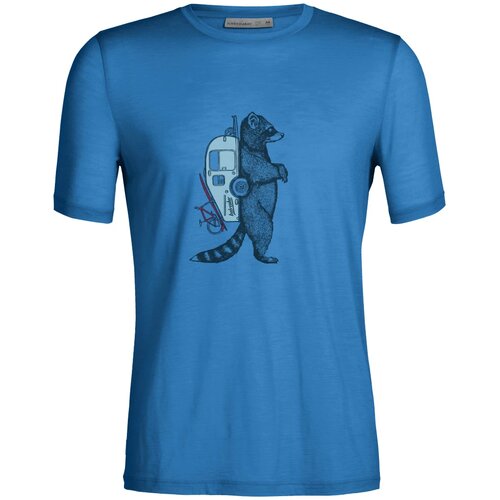 ICEBREAKER Men's T-Shirt Tech Lite II SS Tee Waschbar Wandering Azul Cene