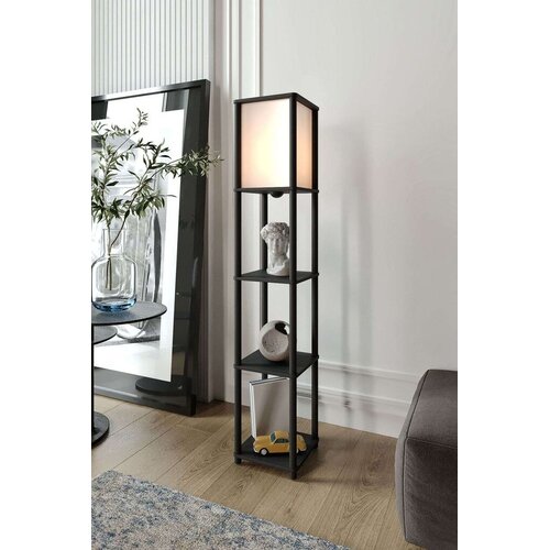 Opviq podna lampa, crna Cene