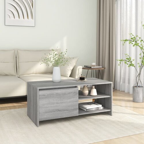 vidaXL stolić za kavu boja hrasta 102 x 50 x 45 cm konstruirano drvo Cene