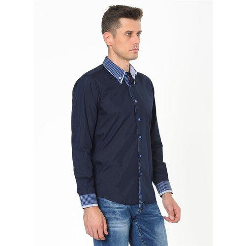 Dewberry G692 MEN'S SHIRT-NAVY-SACX Cijene