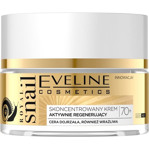 Eveline Cosmetics Royal Snail intenzivno vlažilna in posvetlitvena nega za dan in noč 70+ 50 ml Cene