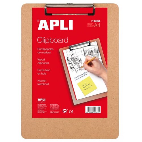Apli podloga z vpenjalno sponko AP014684 lesena A4 Cene