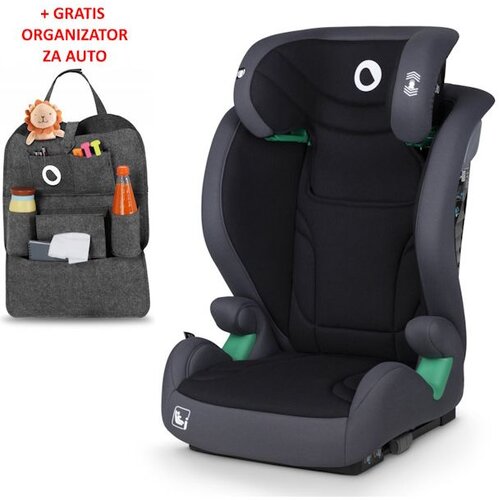Lionelo i-Size autosjedalica Igo, ISOFIX, 100-150cm, siva + ORGANIZATOR Cijene