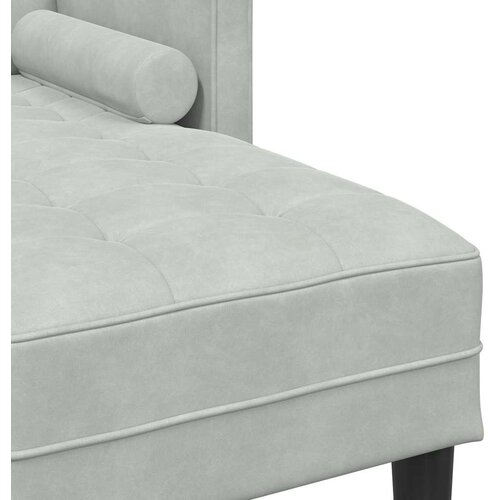  Set sofe s jastukom Svijetlo siva Poliester Svjetlosiva 173 x 131 x 67 cm Slike