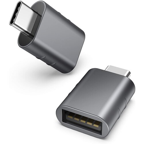 Cadorabo USB adapter v sivi barvi - USB do USB C Adapter Converter, (20622069) Cene