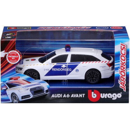 Bburago Audi A6 madžarski policijski avto s sireno 1/43 Slike