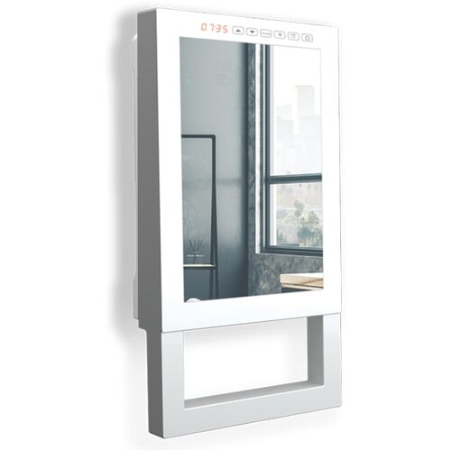 Radialight &amp;quot;QUADRO VISIO digitalna zidna grejalica za kupatilo sa ogledalom 1800 W&amp;quot; Slike