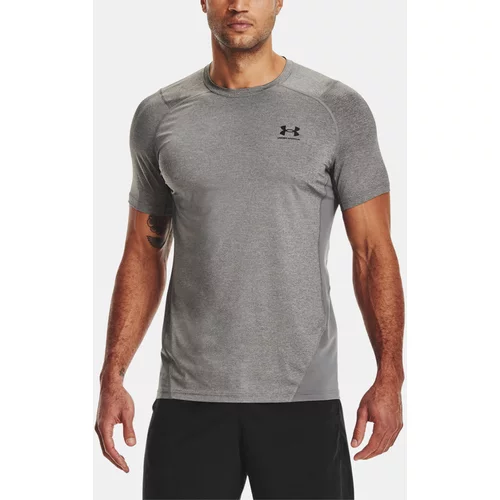 Under Armour moška majica Armour Fitted SS-GRY Siva