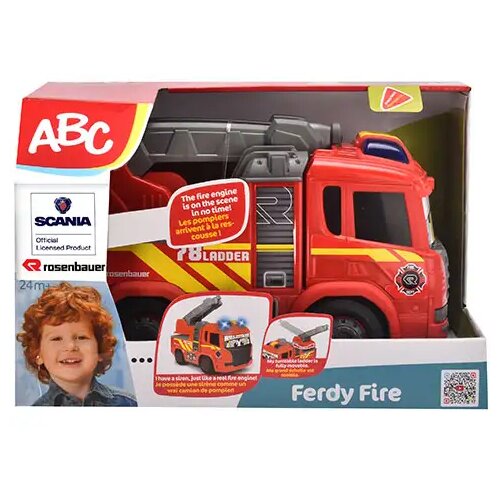 Simba Toys ABC Fredy Fire vatrogasno vozilo sa svjetlom i zvukom 25cm - Cene