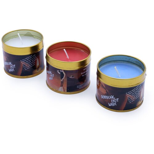 Kiotos Sensual Hot Wax Candle Set White/Red/Blue Cijene
