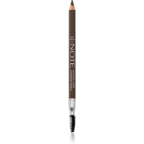 Note Cosmetique Natural Lool Eyebrow Pencil olovka za obrve sa četkicom 04 Deep Brown 1,08 g Cijene