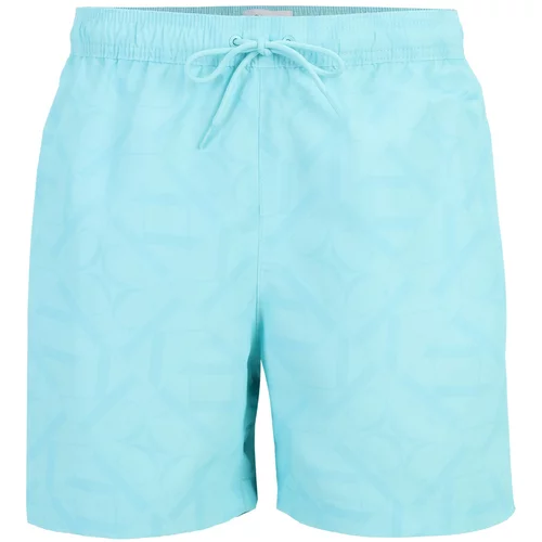 Calvin Klein Swimwear Kratke kopalne hlače voda / cijansko modra