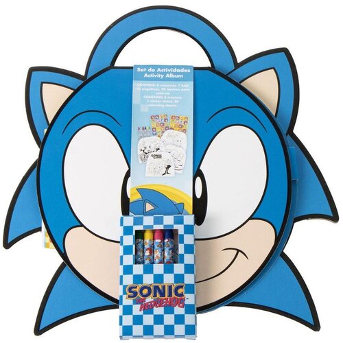 Sonic Album za bojanje the Hedgehog s bojicama i naljepnicama Slike