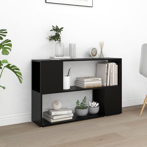 VidaXL ormarić za knjige crni 100 x 24 x 63 cm od iverice Slike