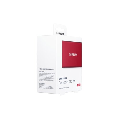 Samsung Portable SSD T7 500GB MU-PC500R eksterni hard disk Slike