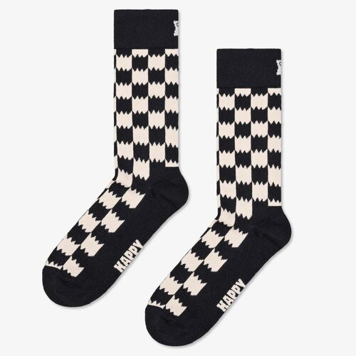 Happy Socks Dokolenke DIZZY CHECK SOCK Črna Cene