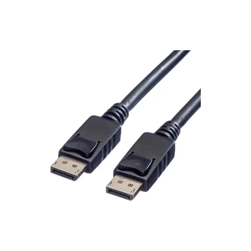 Value DisplayPort priključni kabel 5.00 m 11.99.5764 sa zaštitom crna [1x muški konektor displayport - 1x muški konektor