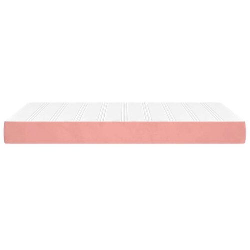  Madrac s džepičastim oprugama rozi 120x220x20 cm bar&amp;scaron;unasti Slike
