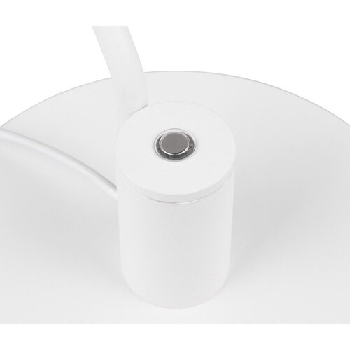  Mat bela LED namizna svetilka z upogljivo konstrukcijo (vi&amp;scaron;ina 64 cm) Manduro &amp;ndash; Slike