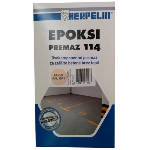 AMAL Dvokomponentni premaz epoksi Herpelin 114 (Svijetla slonova kost, 1 kg) Slike