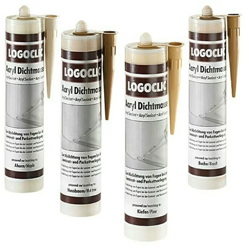 LOGOCLIC Akrilna tesnilna masa Logoclic Bor (310 ml, bež/rjave barve)