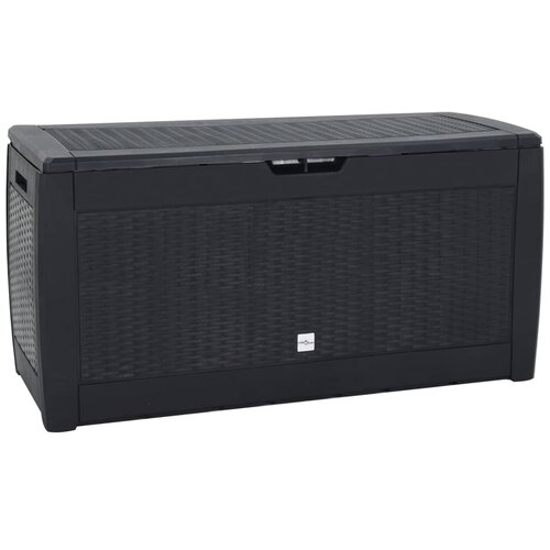vidaXL Vrtna kutija za pohranu antracit 119 x 48 x 60 cm polipropilen Cijene