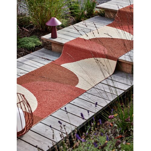 Pappelina opečnato oranžen zunanji in notranji tekač 70x180 cm hill brick rust &amp;ndash; Slike