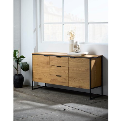 Unique Furniture Komoda v hrastovem dekorju v naravni barvi 155x81x45 cm Cesura &amp;ndash; Slike