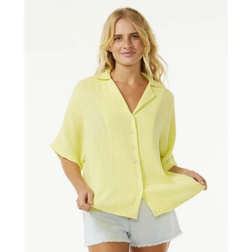 Rip Curl Košile PREMIUM SURF S/S SHIRT Bright Yellow