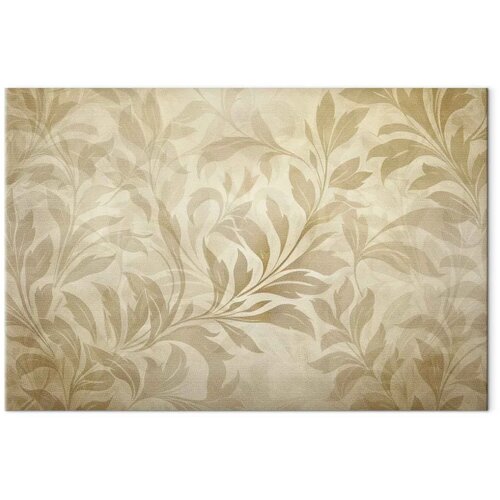  Slika - Botanical Motif with Leaves and Vines in Sand Colors 90x60 Standard Slike