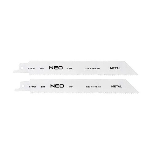Neo Tools 57-951 listovi za sabljastu testeru 152 mm BIM 14 TPI (2 kom) ( 57-951 ) Cene
