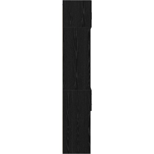  Ormar sa policama Crni hrast 70 x 42,5 x 225 cm Slike
