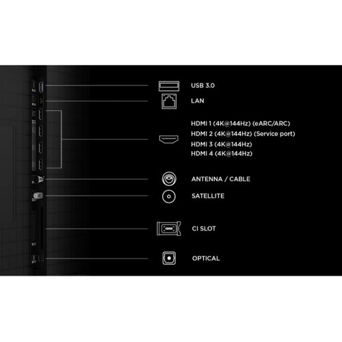 Tcl Televizor 85C8L/LED/85"/4K UHD/144Hz/Google TV/crna Cene