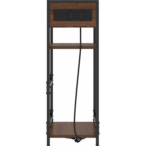  Noćni ormar Smeđi hrast 40 x 27 x 76 cm Konstruirano drvo Slike