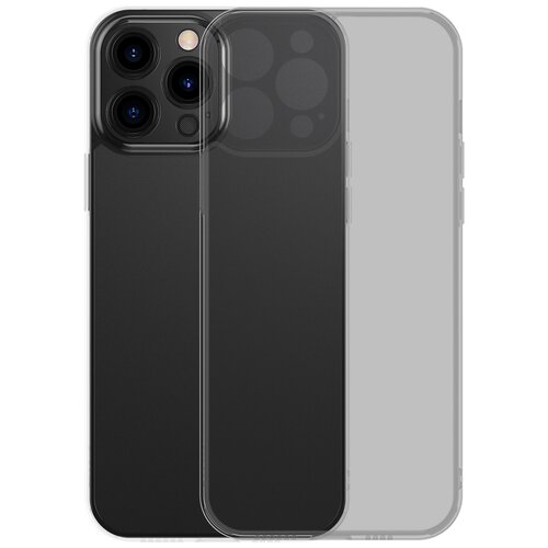 Baseus Ovitek za iPhone 13 Pro, trdo ohi&amp;scaron;je z gel okvirjem, črn, (21522543) Slike
